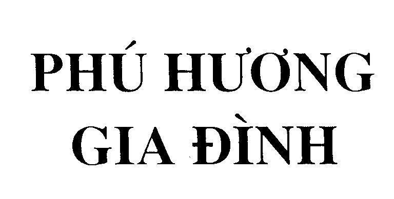 Mẫu nhãn hiệu Phú Hương gia đình