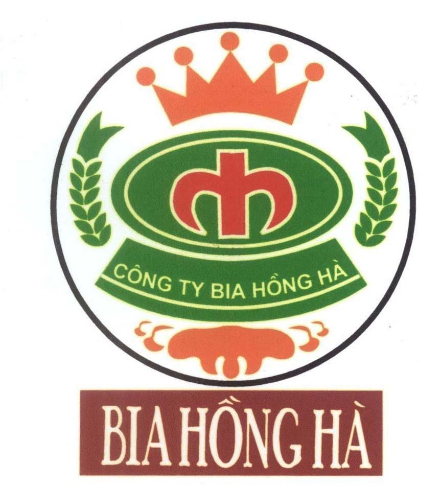 Mẫu nhãn hiệu Công ty bia Hồng Hà bia Hồng Hà h h