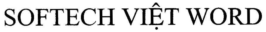 Mẫu nhãn hiệu SOFTECH Việt WORD