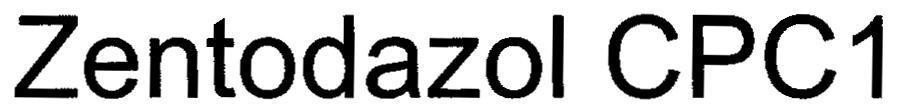 Mẫu nhãn hiệu Zentodazol CPC1