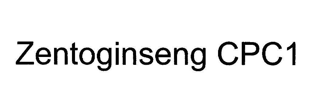 Mẫu nhãn hiệu Zentoginseng CPC1