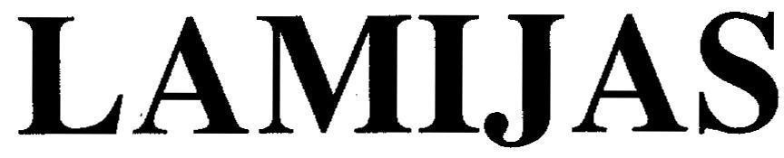 Mẫu nhãn hiệu LAMIJAS