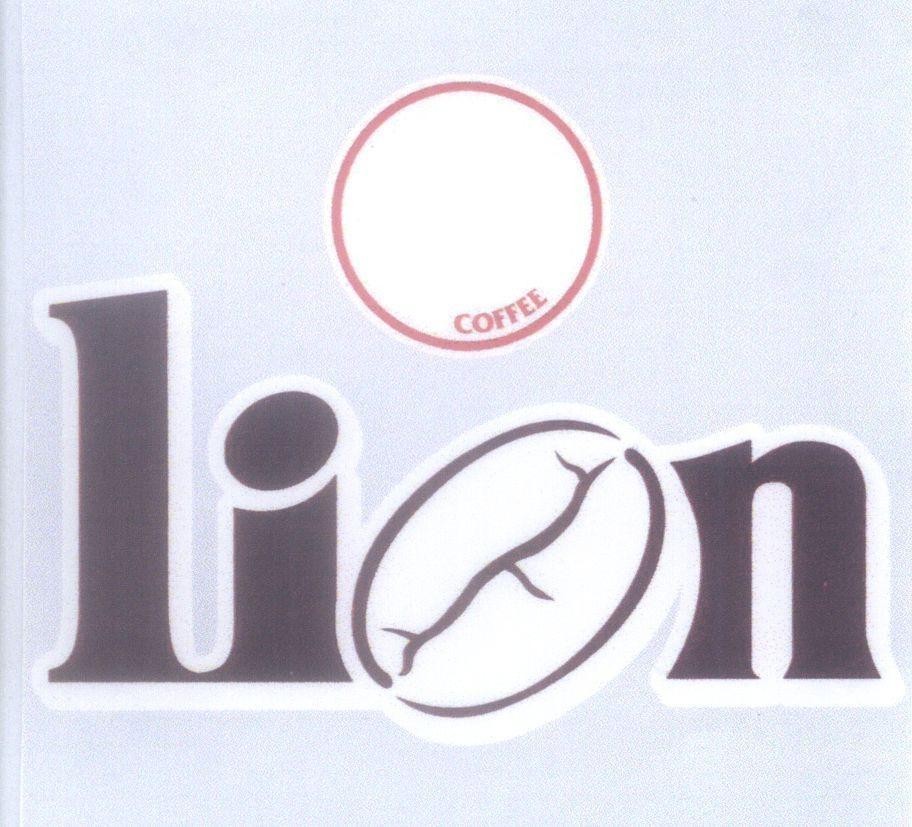 Mẫu nhãn hiệu lion COFFEE