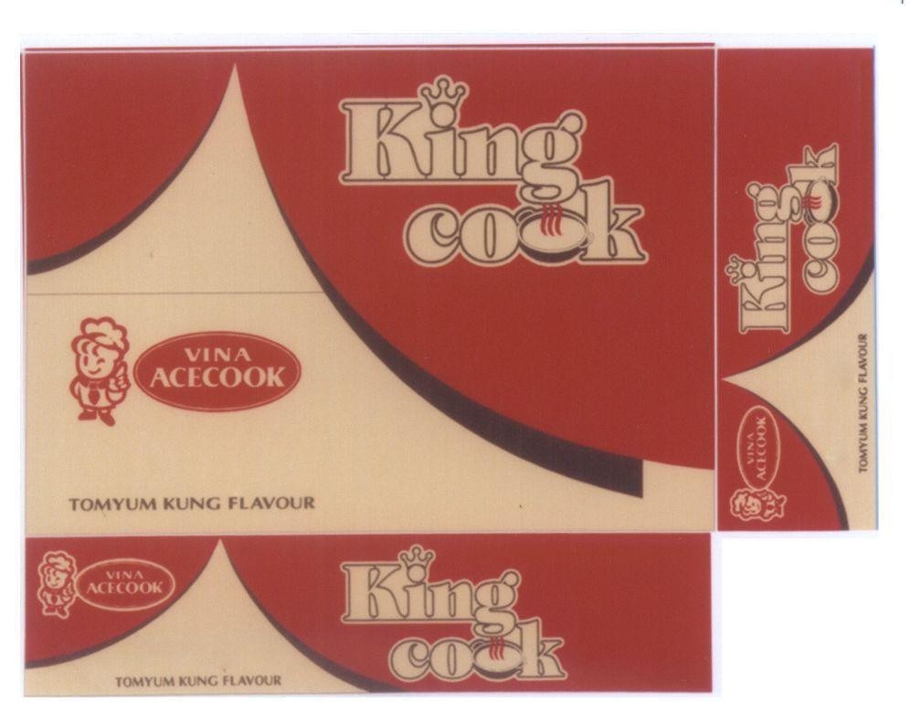Mẫu nhãn hiệu King cook VINA ACECOOK TOMYUM KUNG FLAVOUR