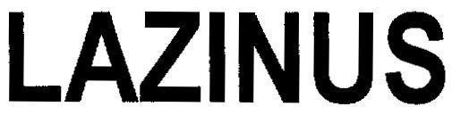 Mẫu nhãn hiệu LAZINUS