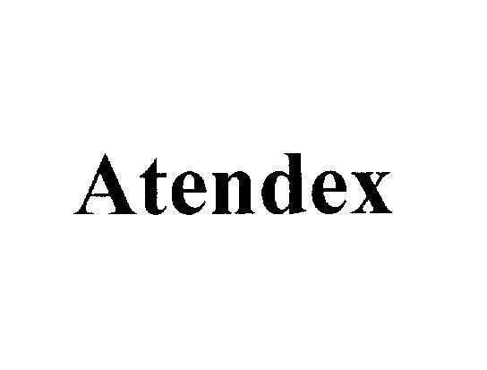 Mẫu nhãn hiệu Atendex
