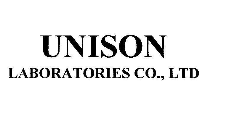 Mẫu nhãn hiệu UNISON LABORATORIES CO., LTD