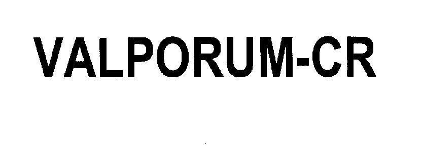 Mẫu nhãn hiệu VALPORUM-CR