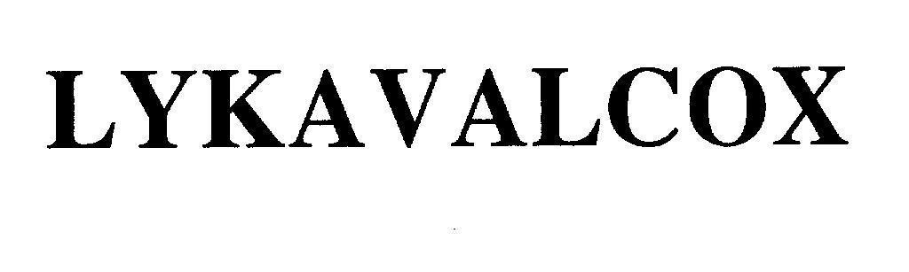 Mẫu nhãn hiệu LYKAVALCOX