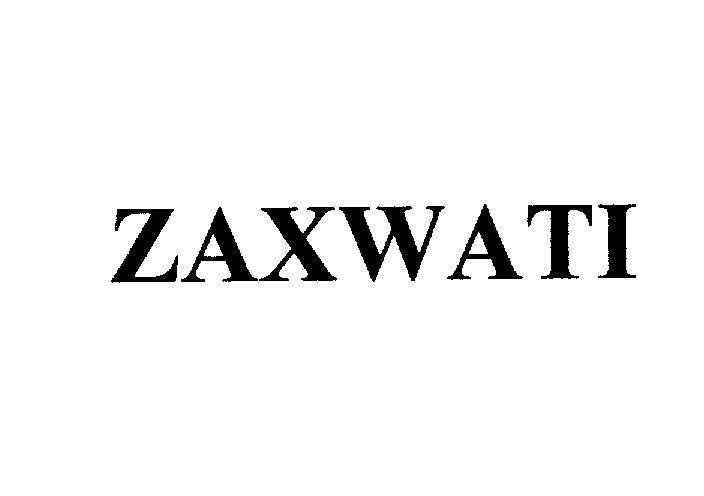 Mẫu nhãn hiệu ZAXWATI