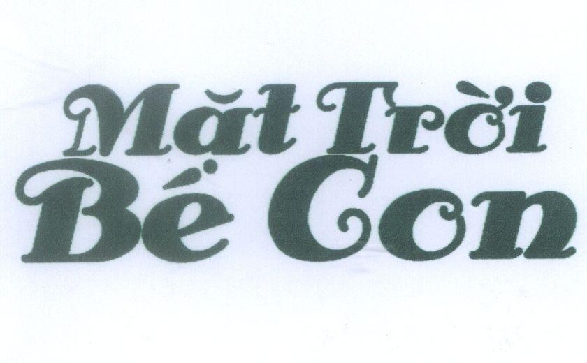 Mẫu nhãn hiệu Mặt Trời Bé Con