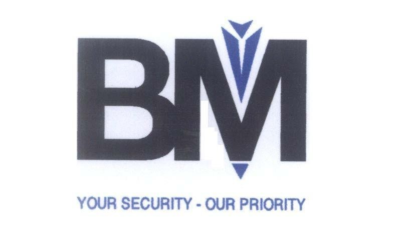 Mẫu nhãn hiệu BM YOUR SECURITY - OUR PRIORITY