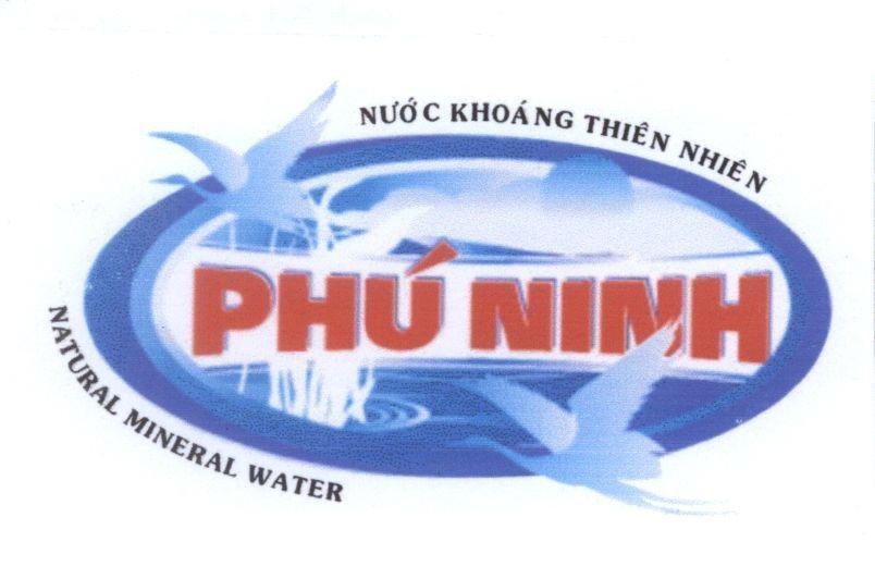 Mẫu nhãn hiệu Phú Ninh nước khoáng thiên nhiên NATURAL MINERAL WATER