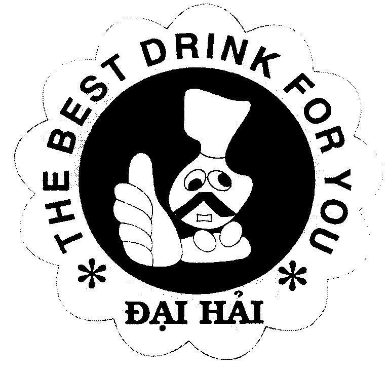 Mẫu nhãn hiệu Đại Hải THE BEST DRINK FOR YOU