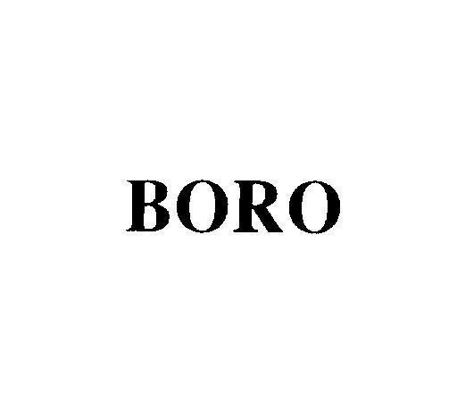 Mẫu nhãn hiệu BORO
