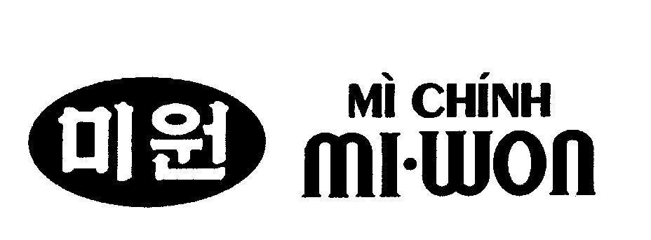 Mẫu nhãn hiệu Mì chính MI-WON [mi won]
