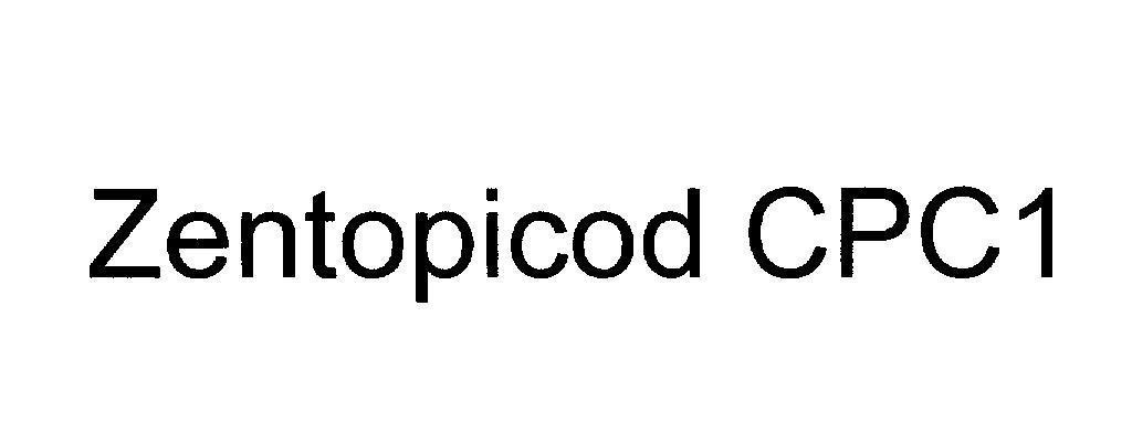 Mẫu nhãn hiệu Zentopicod CPC1