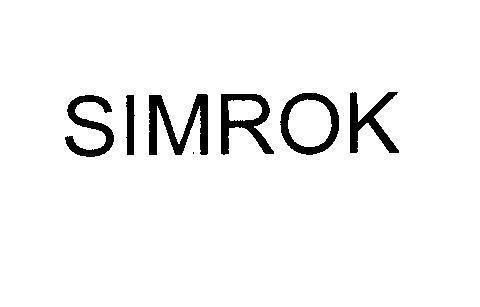 Mẫu nhãn hiệu SIMROK