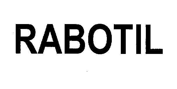 Mẫu nhãn hiệu RABOTIL