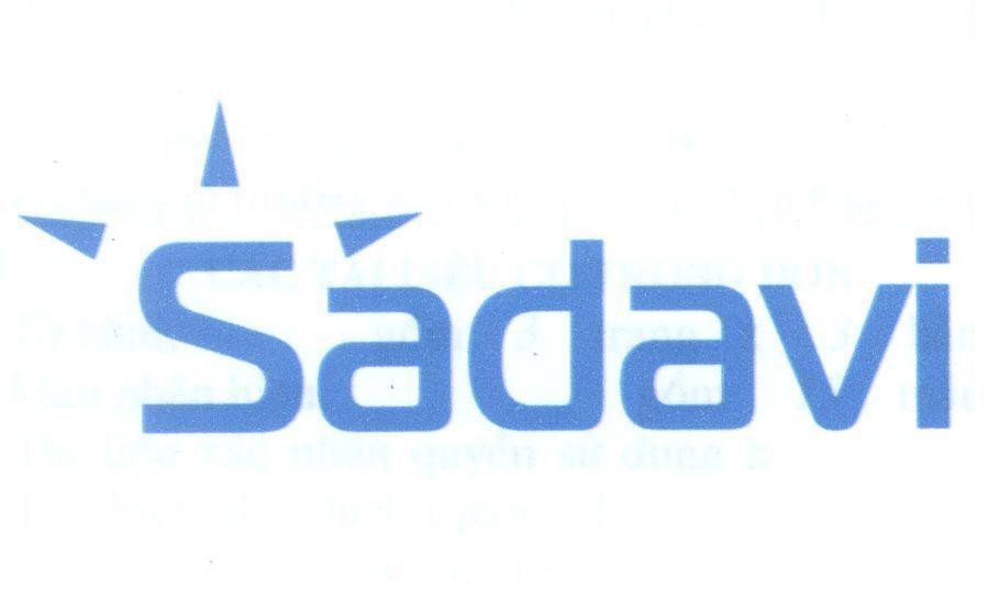 Mẫu nhãn hiệu Sadavi