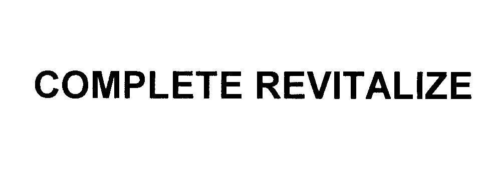 Mẫu nhãn hiệu COMPLETE REVITALIZE