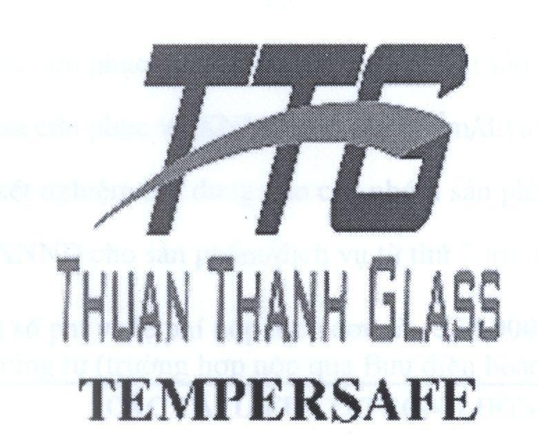 Mẫu nhãn hiệu TTG THUAN THANH GLASS TEMPERSAFE