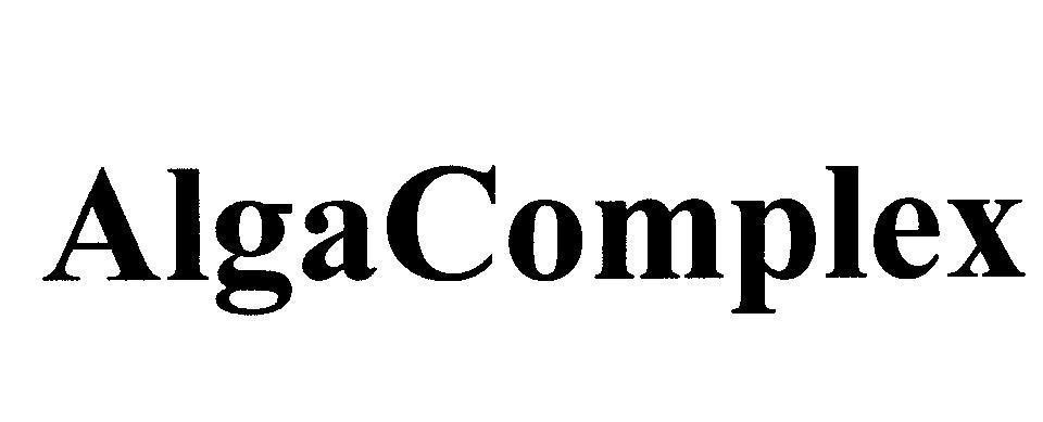 Mẫu nhãn hiệu AlgaComplex