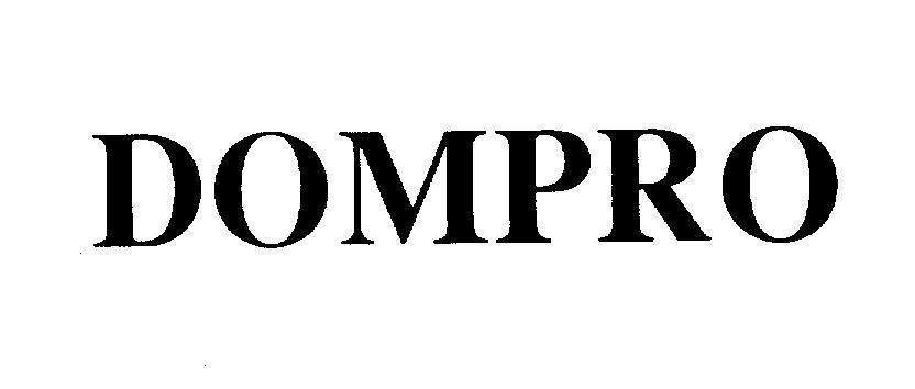 Mẫu nhãn hiệu DOMPRO