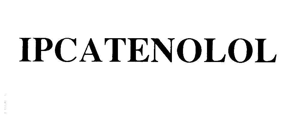 Mẫu nhãn hiệu IPCATENOLOL