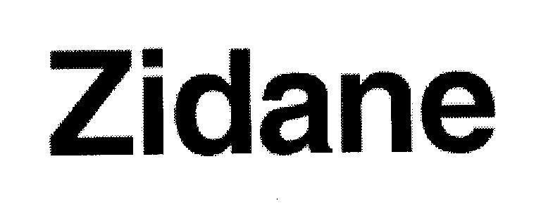 Mẫu nhãn hiệu Zidane