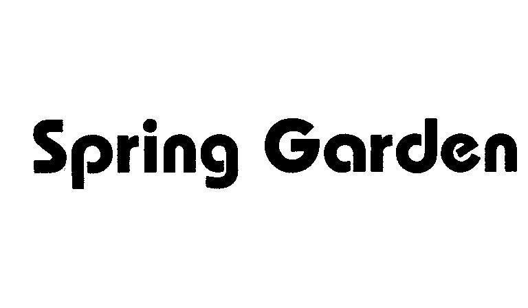 Mẫu nhãn hiệu Spring Garden