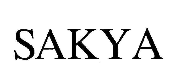 Mẫu nhãn hiệu SAKYA