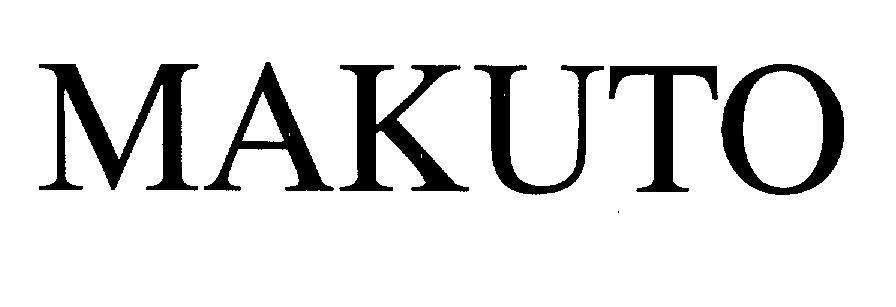 Mẫu nhãn hiệu MAKUTO