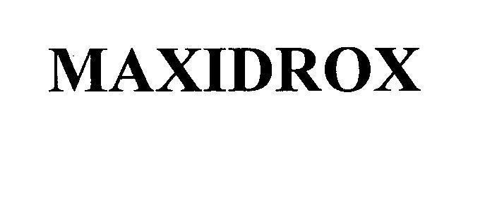 Mẫu nhãn hiệu MAXIDROX