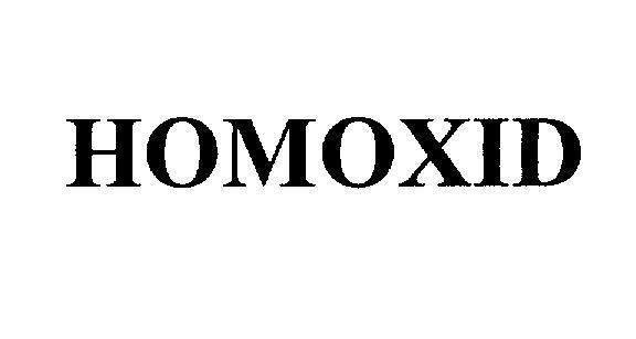 Mẫu nhãn hiệu HOMOXID