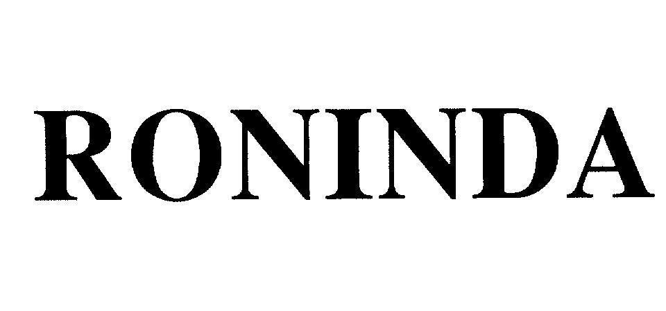 Mẫu nhãn hiệu RONINDA