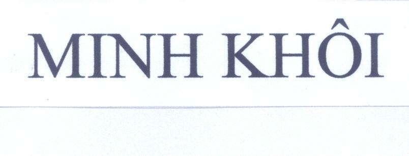 Mẫu nhãn hiệu MINH KHÔI