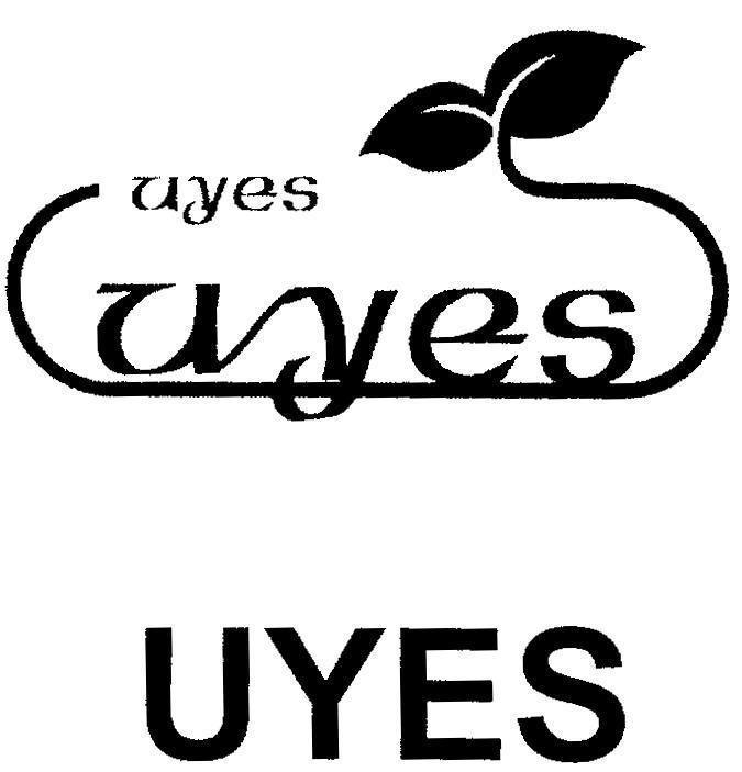 Mẫu nhãn hiệu uyes UYES