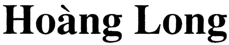 Mẫu nhãn hiệu Hoàng Long