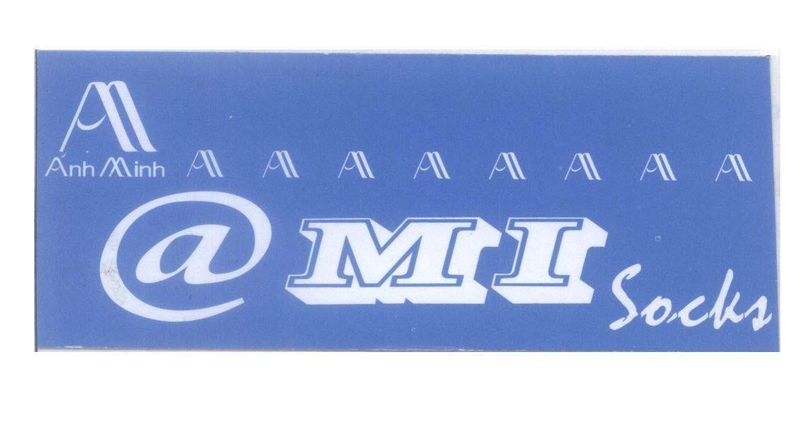 Mẫu nhãn hiệu A M ánh Minh @ MI Socks A