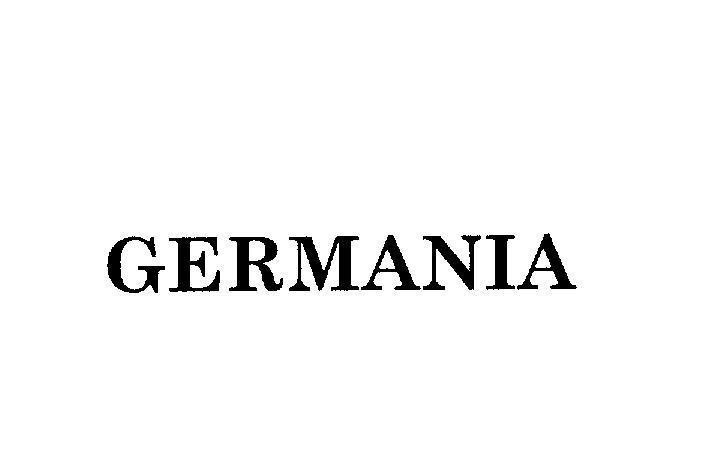 Mẫu nhãn hiệu GERMANIA
