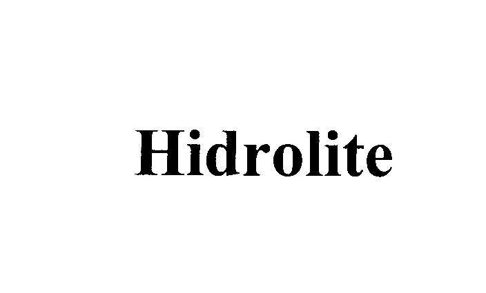 Mẫu nhãn hiệu Hidrolite