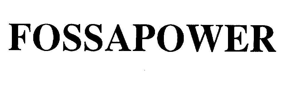 Mẫu nhãn hiệu FOSSAPOWER