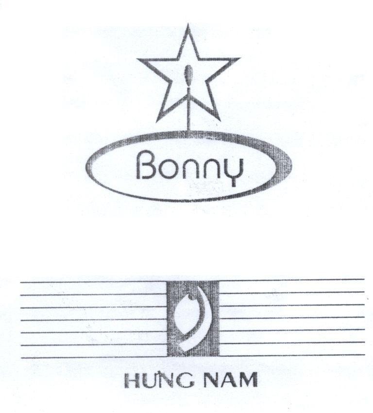 Mẫu nhãn hiệu Bonny HƯNG NAM