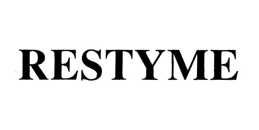 Mẫu nhãn hiệu RESTYME