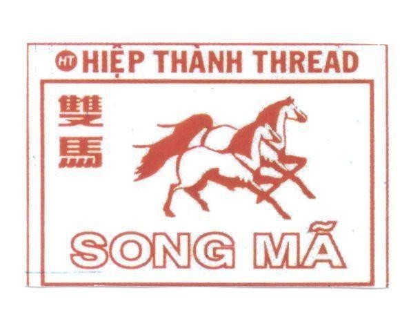 Mẫu nhãn hiệu HT Hiệp Thành THREAD Song Mã [Suang Ma: song mã]