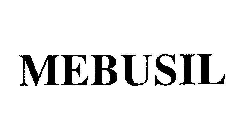 Mẫu nhãn hiệu MEBUSIL