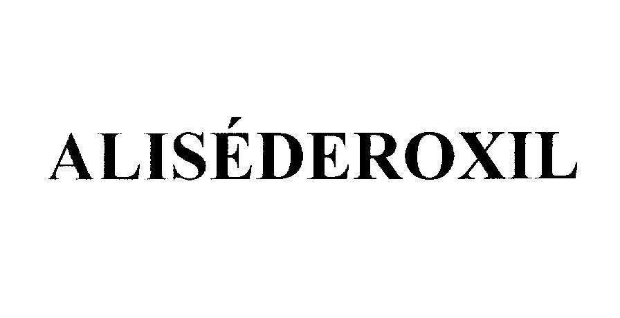 Mẫu nhãn hiệu ALISEDEROXIL