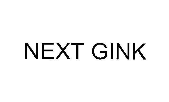 Mẫu nhãn hiệu NEXT GINK