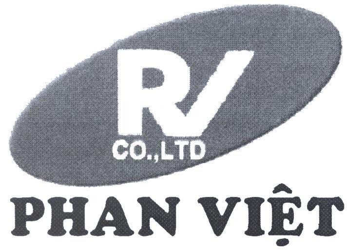 Mẫu nhãn hiệu PV CO., LTD Phan Việt